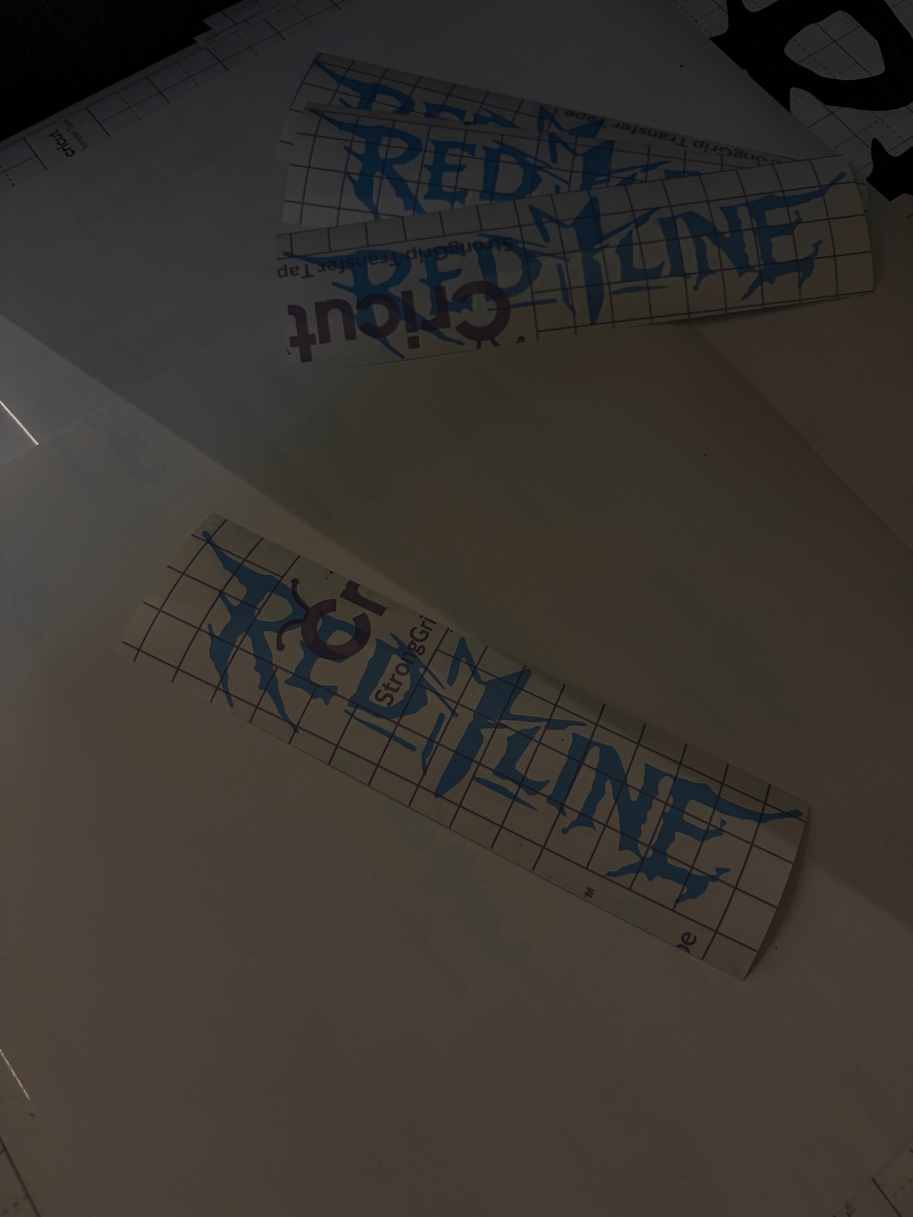 Redline Small decal