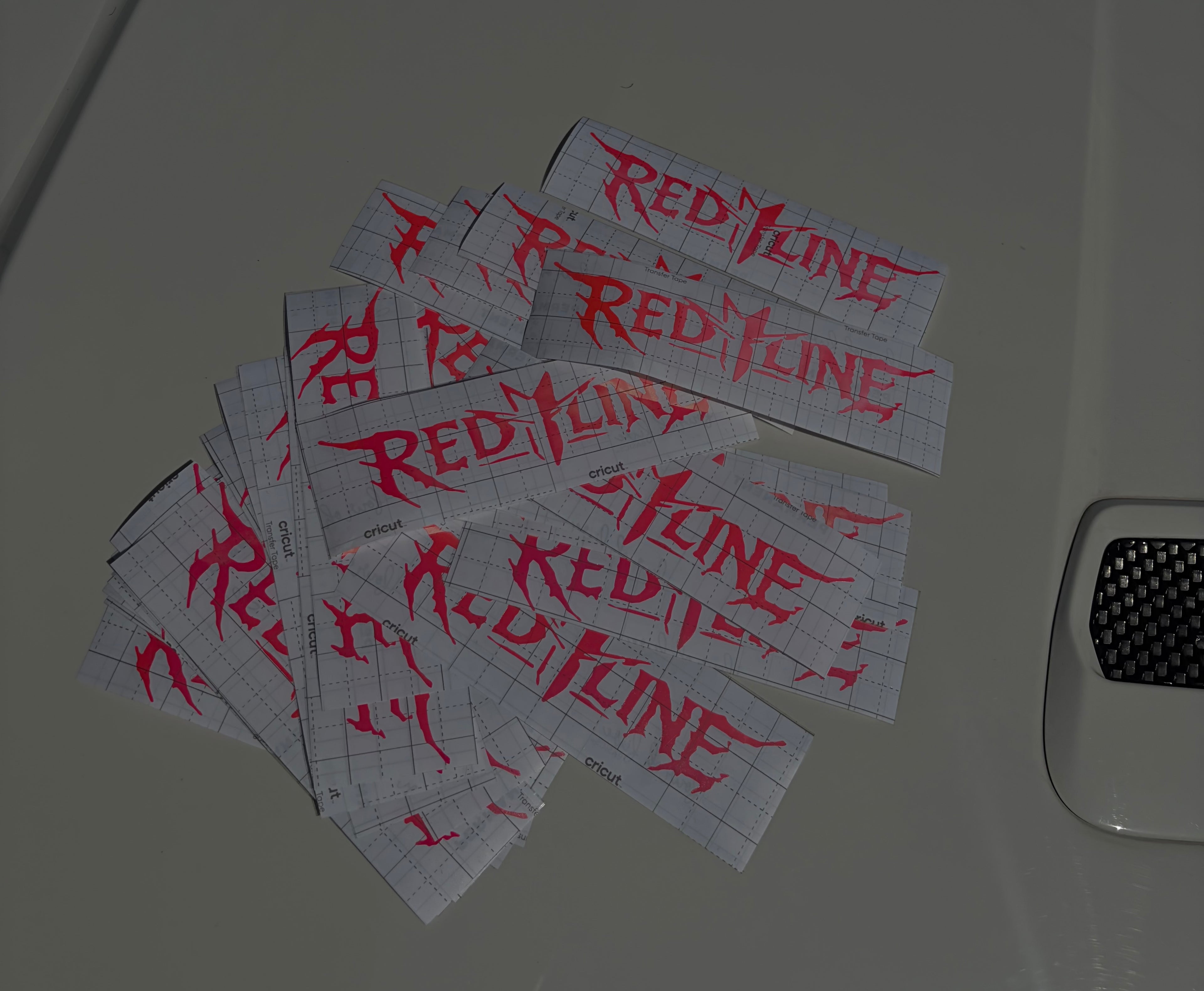 Redline Small decal