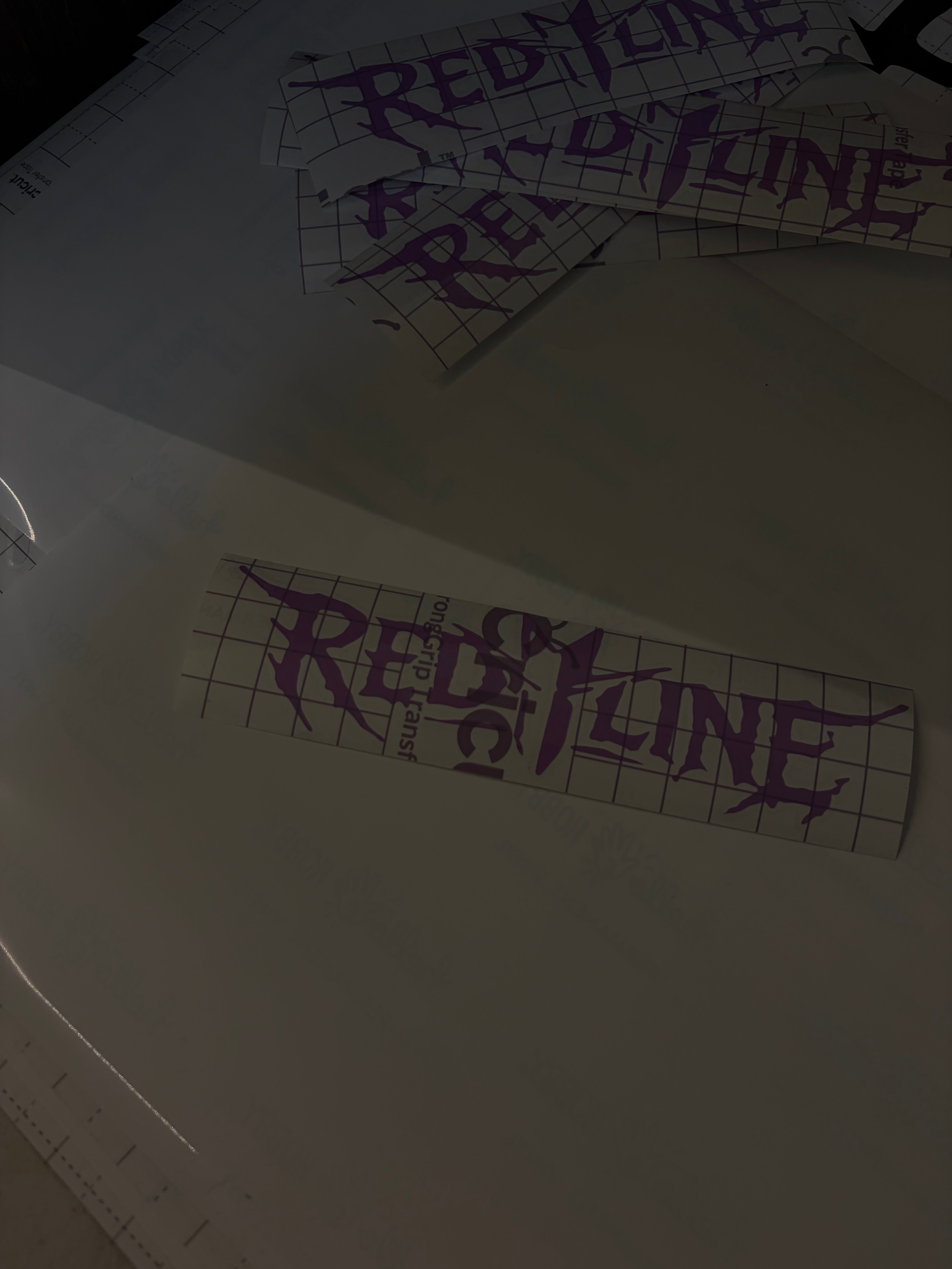 Redline Small decal