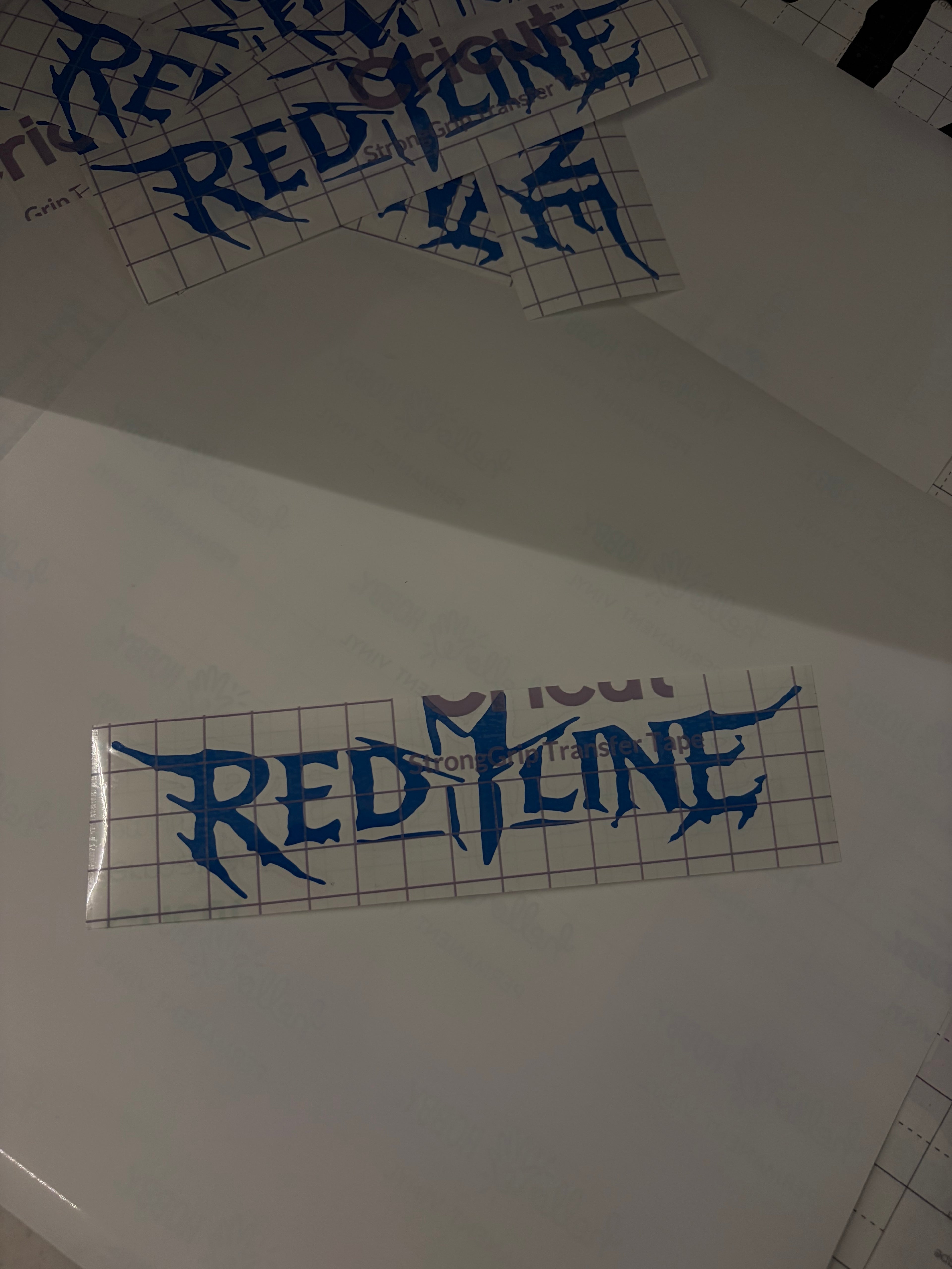 Redline Small decal