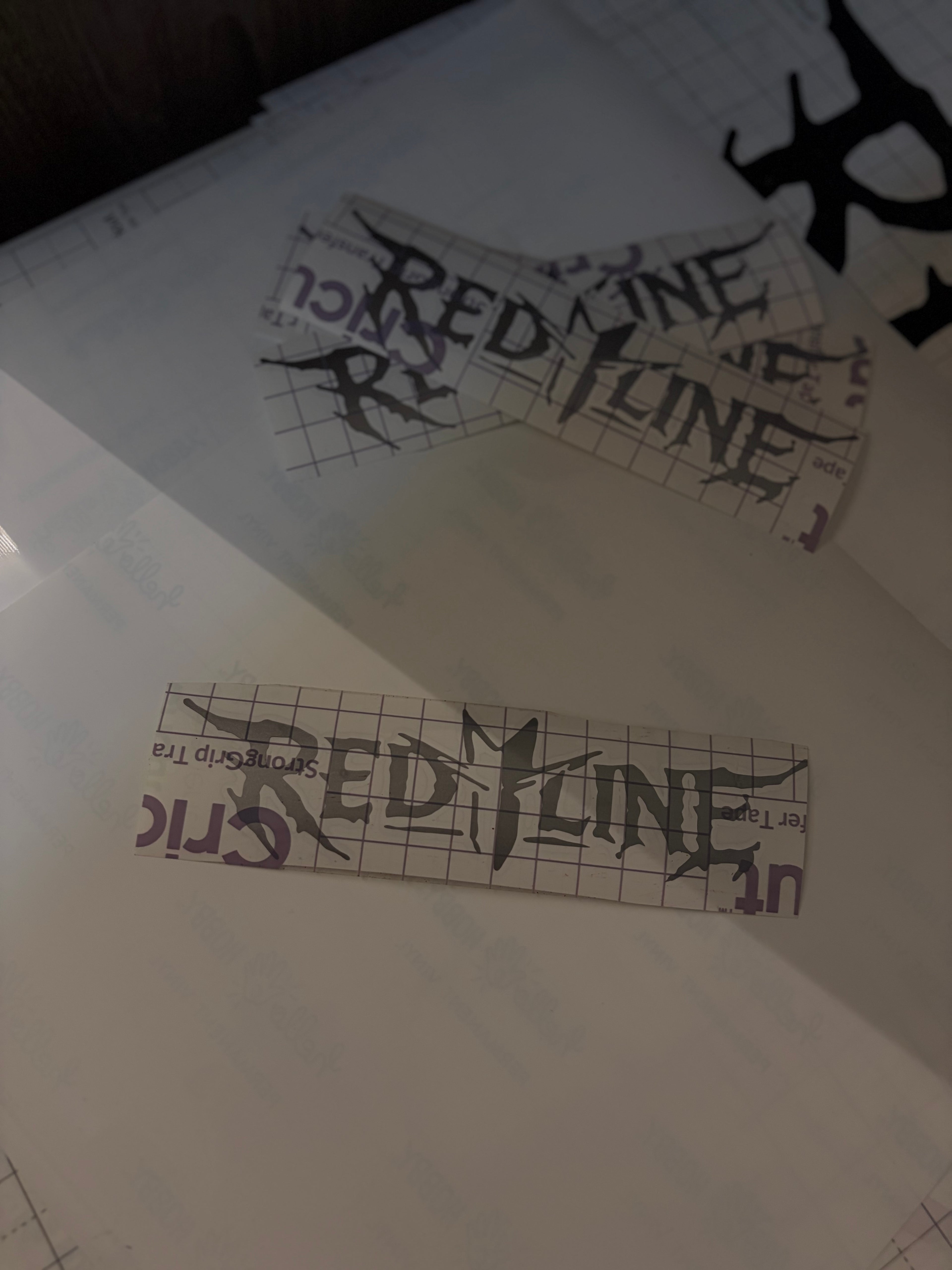 Redline Small decal