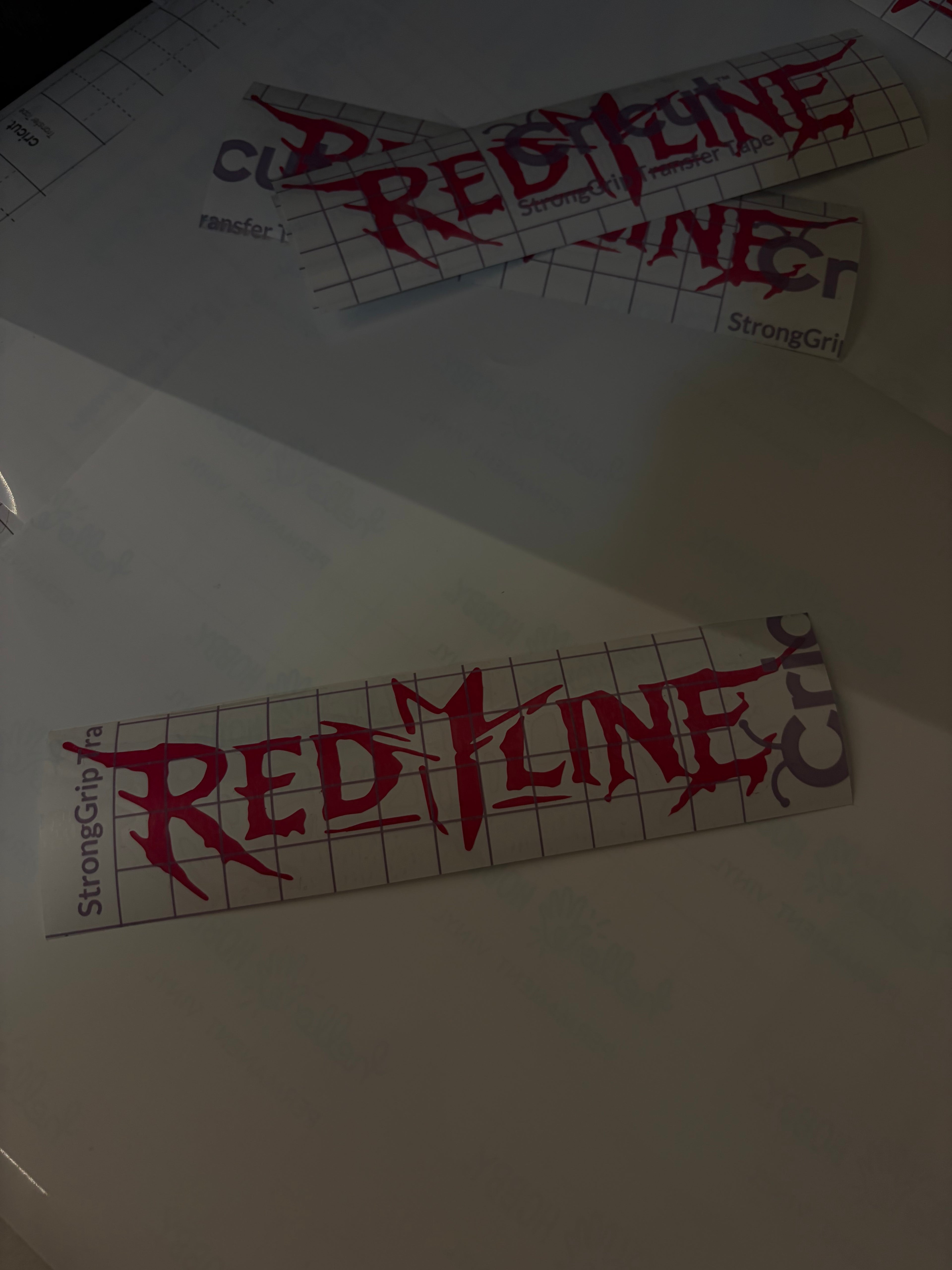 Redline Small decal